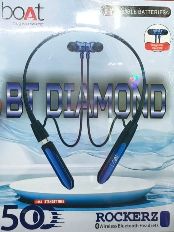 boAt Rockerz BT Diamond wireless Bluetooth headsets with Double battery technology